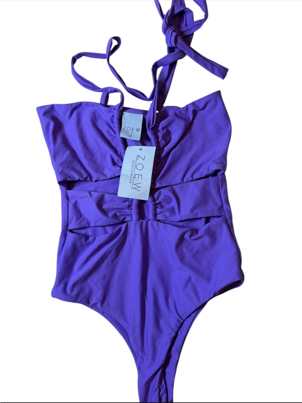 & Other Stories Purple One-Piece Swimsuit